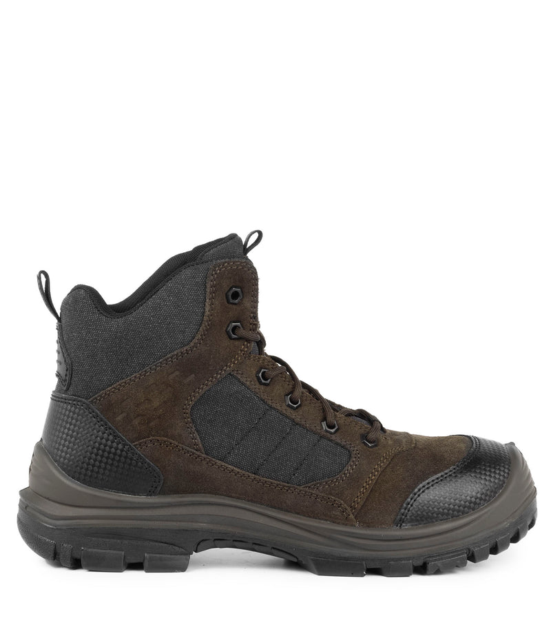Profast6, Brown | 6'' Suede & Cotton Work Boots | Metal Free