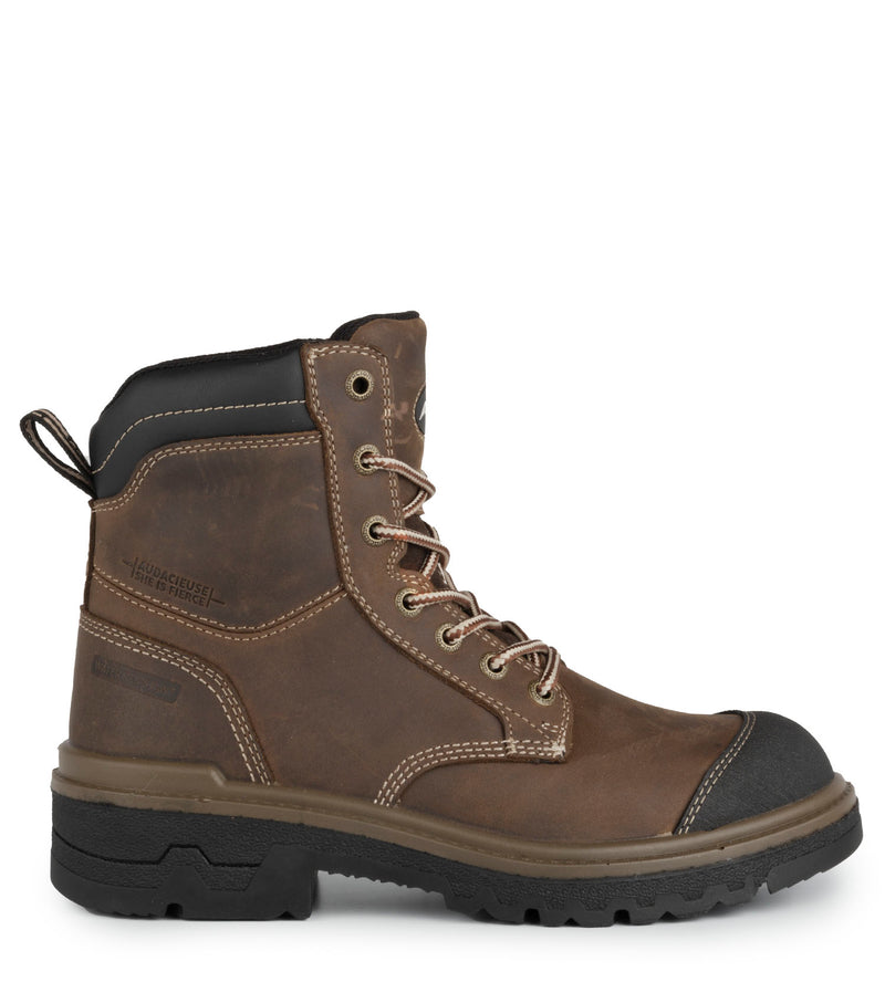 Fierce, Brown | 8'' Women's  Leather Work Boots
