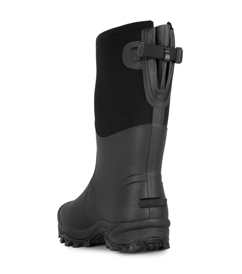 Sportsman, Black | 14’’ Insulated Rubber and Neoprene Rain Boots