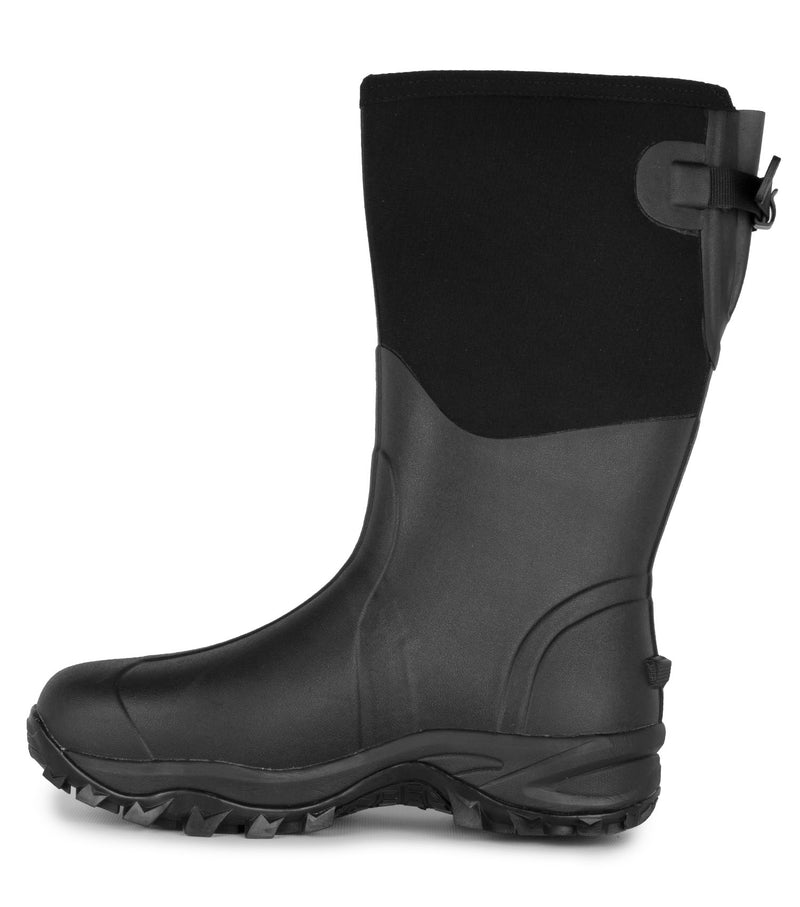 Sportsman, Black | 14’’ Insulated Rubber and Neoprene Rain Boots