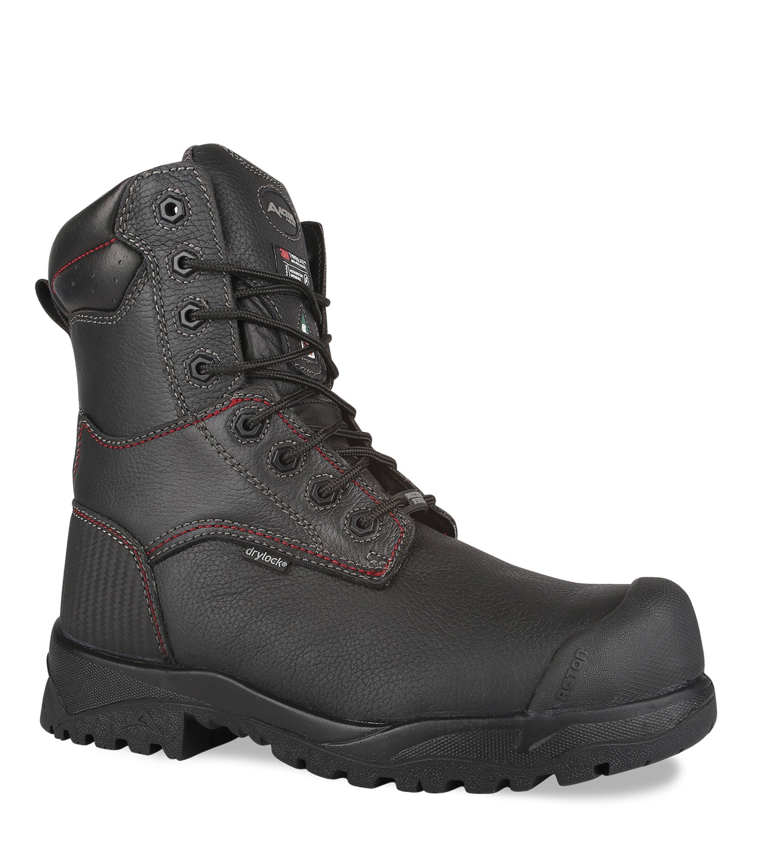 Magnetic, Black | 8'' Insulated Work Boots | 400 g Thinsulate
