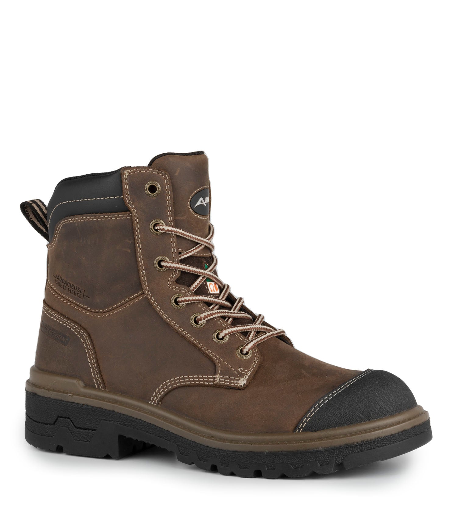 Fierce, Brown | 8'' Women's Leather Work Boots