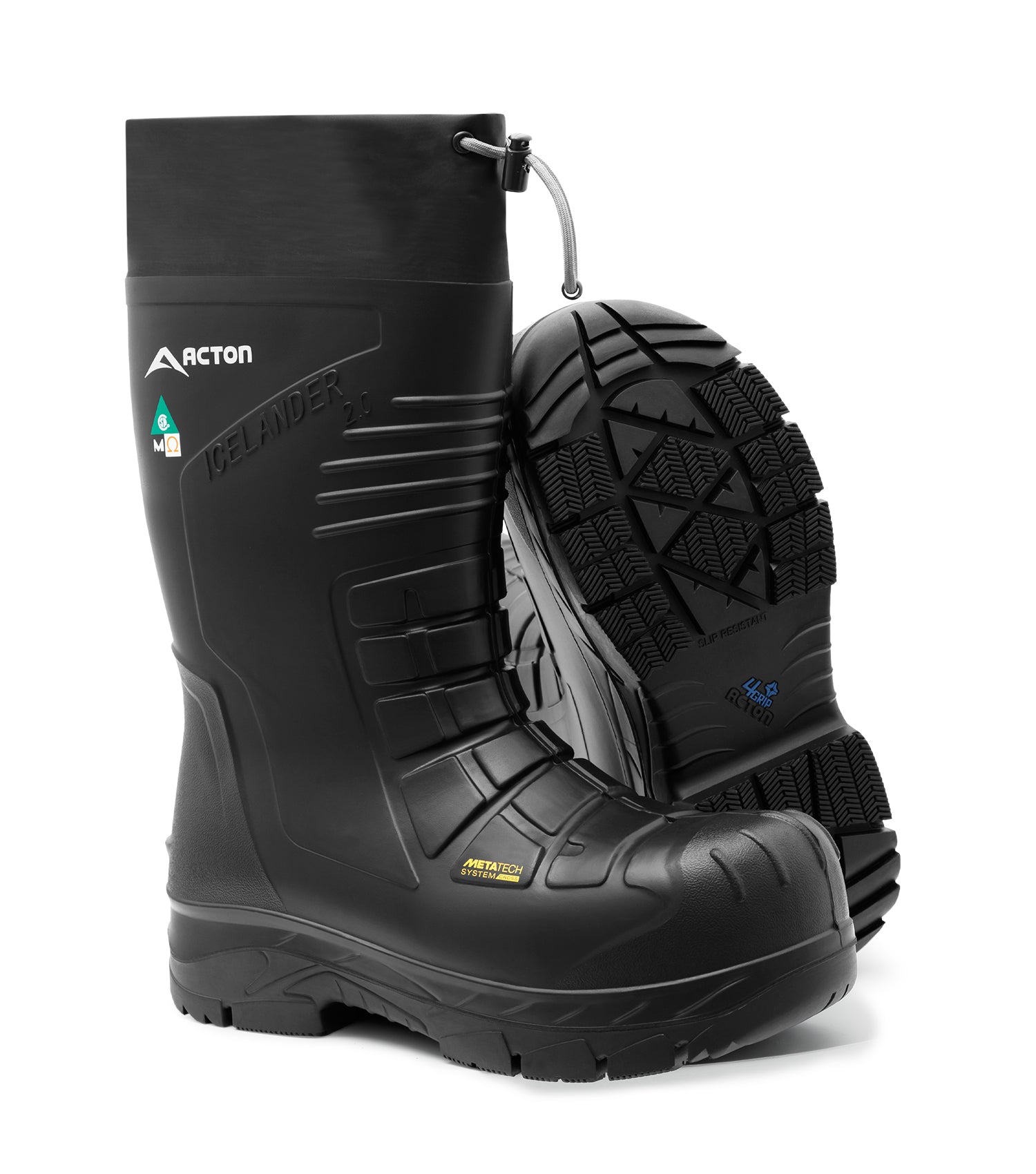 Icelander 2.0, Black | Insulated Work Boots | Metguard Protection