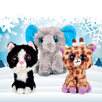 Soft Fluffy Stuffed Animals Big Eyes Big Eye Plush Toy