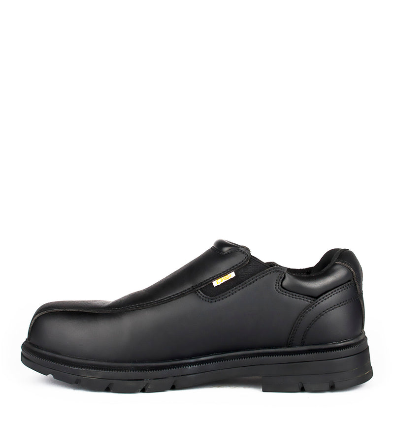 Roosevelt Black Vegan Microfiber Work Shoes