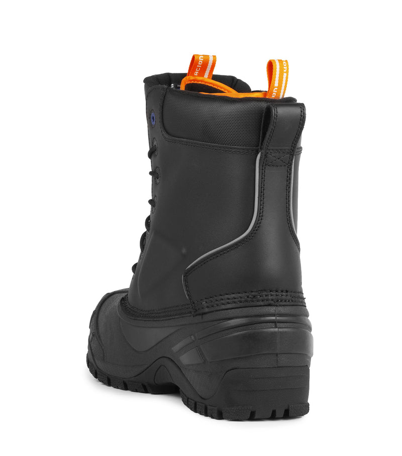 Winterforce, Black | 11'' Insulated Work Boots | Removable Felt