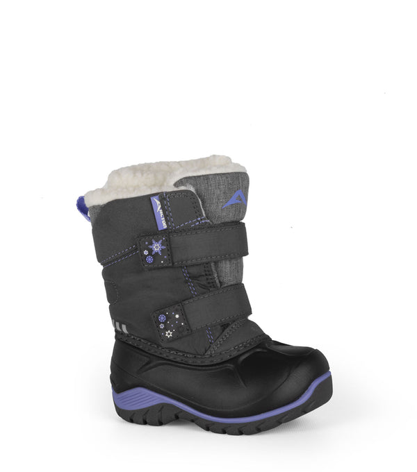 Kiddy, Grey | Baby Winter Boots with Removable Felt