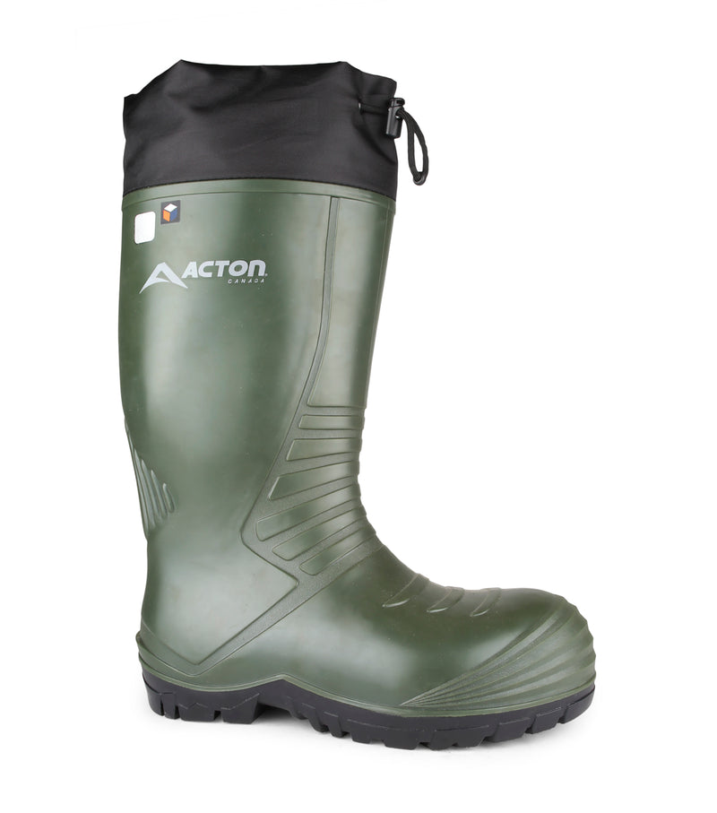 Renegade, Green | Insulated rubber boots with removable felt liner