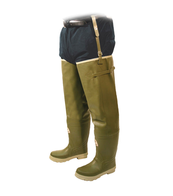 Prairie Hip, Green |33’’ Insulated Rubber Wader Boots