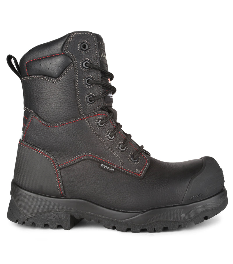 Magnetic, Black | 8'' Insulated Work Boots | 400 g Thinsulate 