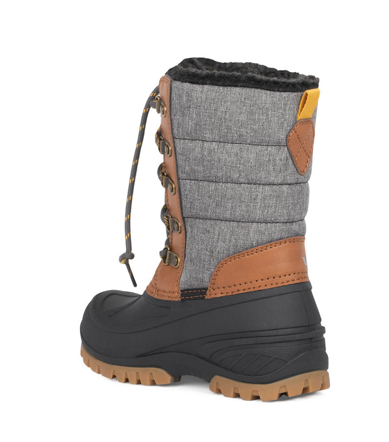 Energy, Tan & Grey | Kids Winter Boots