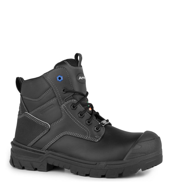 G3S, Black | 6" Leather Work Boots | 4Grip Slip Resisting Outsole