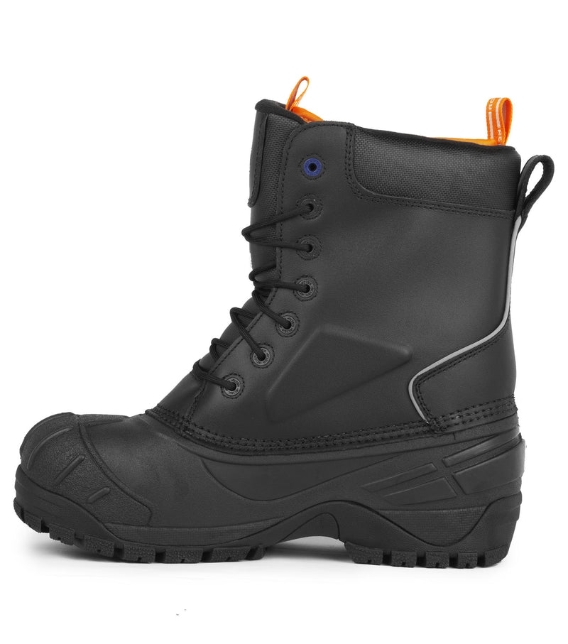 Winterforce, Black | 11'' Insulated Work Boots | Removable Felt