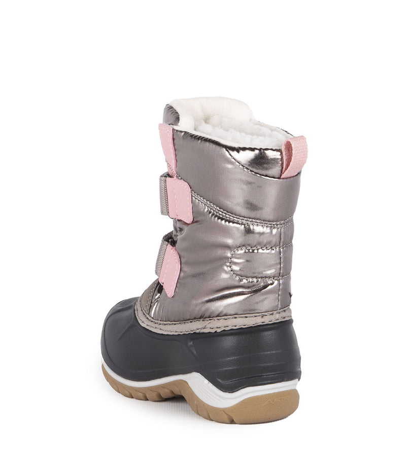 Kiddy, Metallic | Kids Winter Boots with Removable Felt