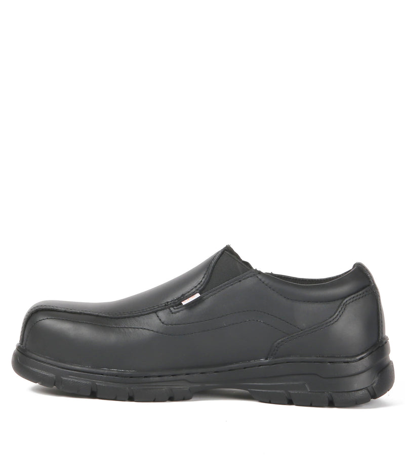 Club, Black | Slip On Leather Work Shoes