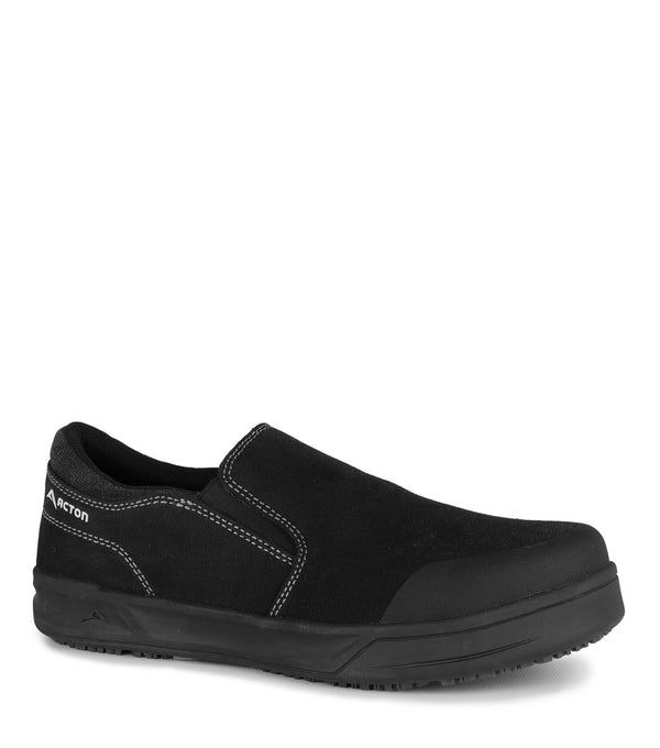 Freestyle Slip-on, Noir | Souliers de travail urbain facile à enfiler