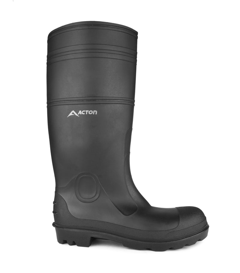 Function, Noir | Bottes de pluie imperméable 16'' en PVC