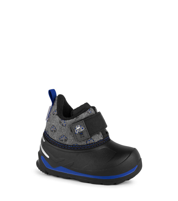 Duckies, Grey & Blue | Mid Season Waterproof Baby Boots