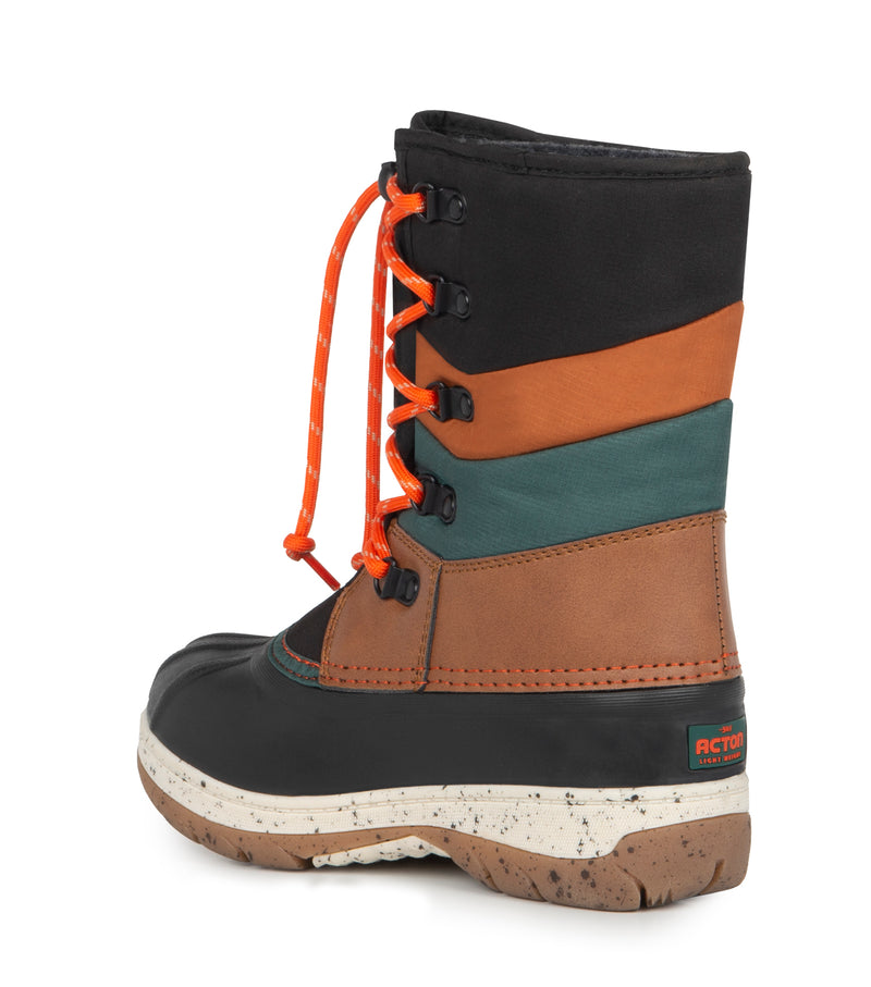 Gummy , Tan | Kids Winter Boots with Removable Felt