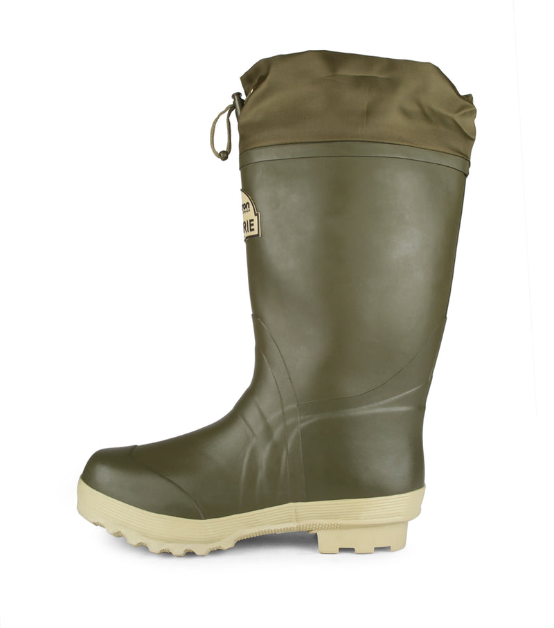 Prairie, Green | 14''  Insulated Natural Rubber Rain Boots