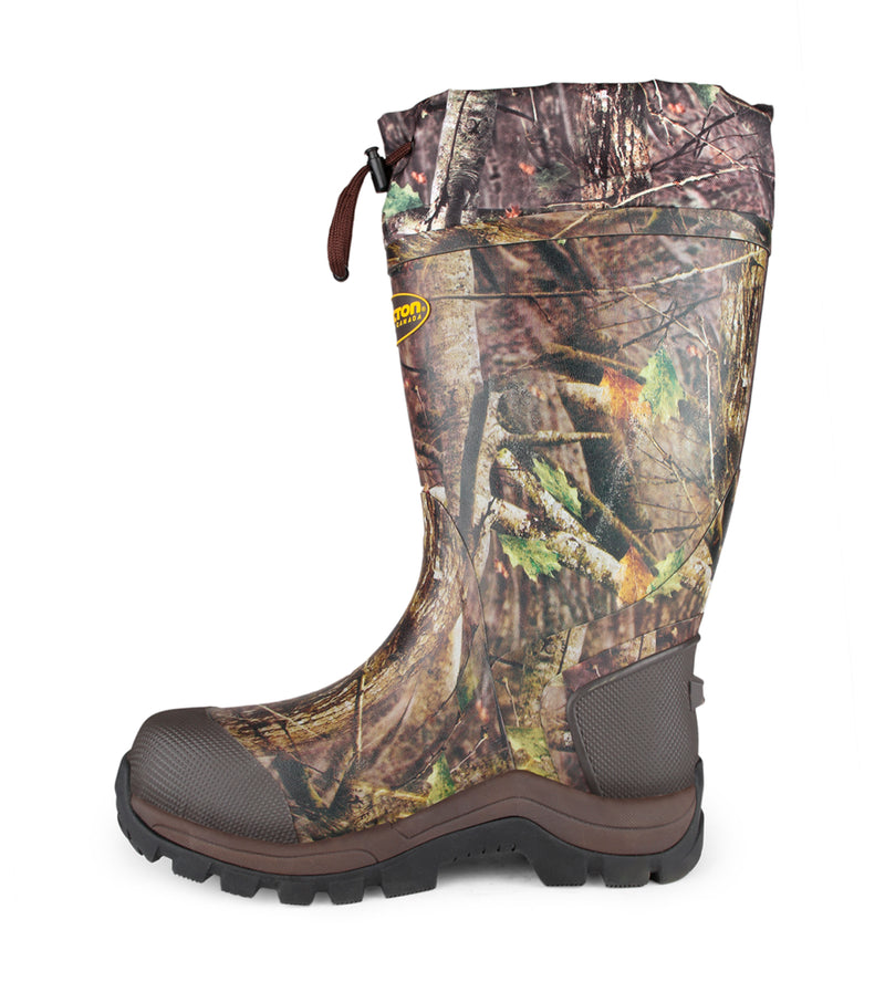 Quest, Camo | Rubber insulated boots with removable felt liner