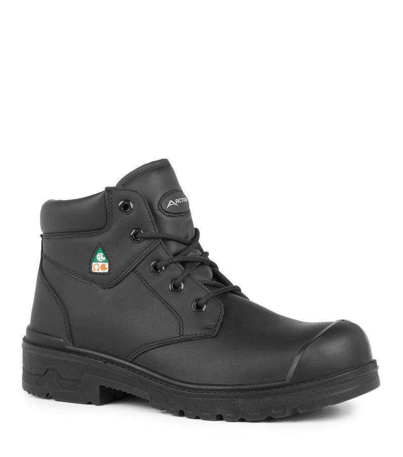 Pro6, Noir | Bottes de travail 6" en cuir