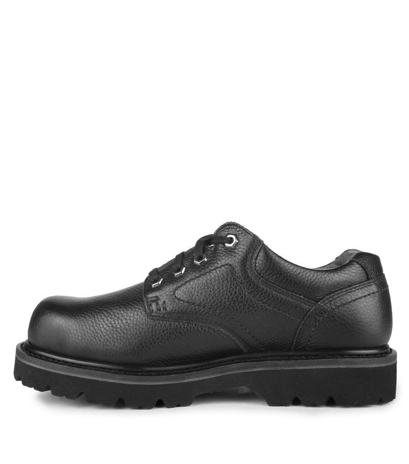 Giant, Black | Leather Work Shoes | Very Wide Fit (WWW)