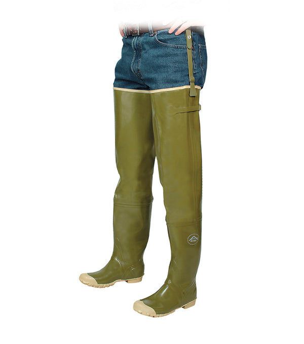 Brook, Green | 33’’ Waterproof Natural Rubber Wader Boots