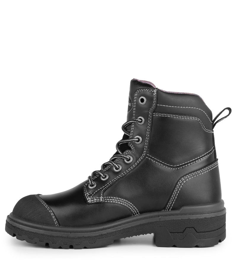 Fierce, Black | 8'' Women's  Leather Work Boots