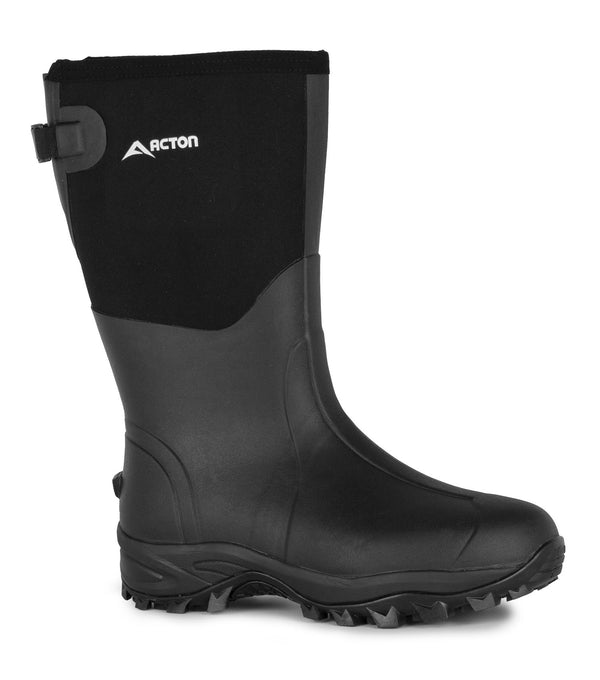 Sportsman, Black | 14’’ Insulated Rubber and Neoprene Rain Boots