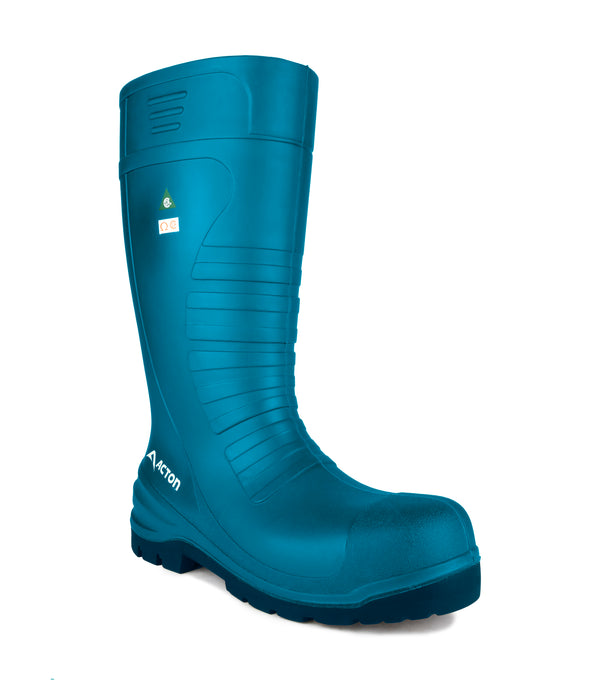 All terrain, Bleu | Bottes de travail imperméable 15'' en PU