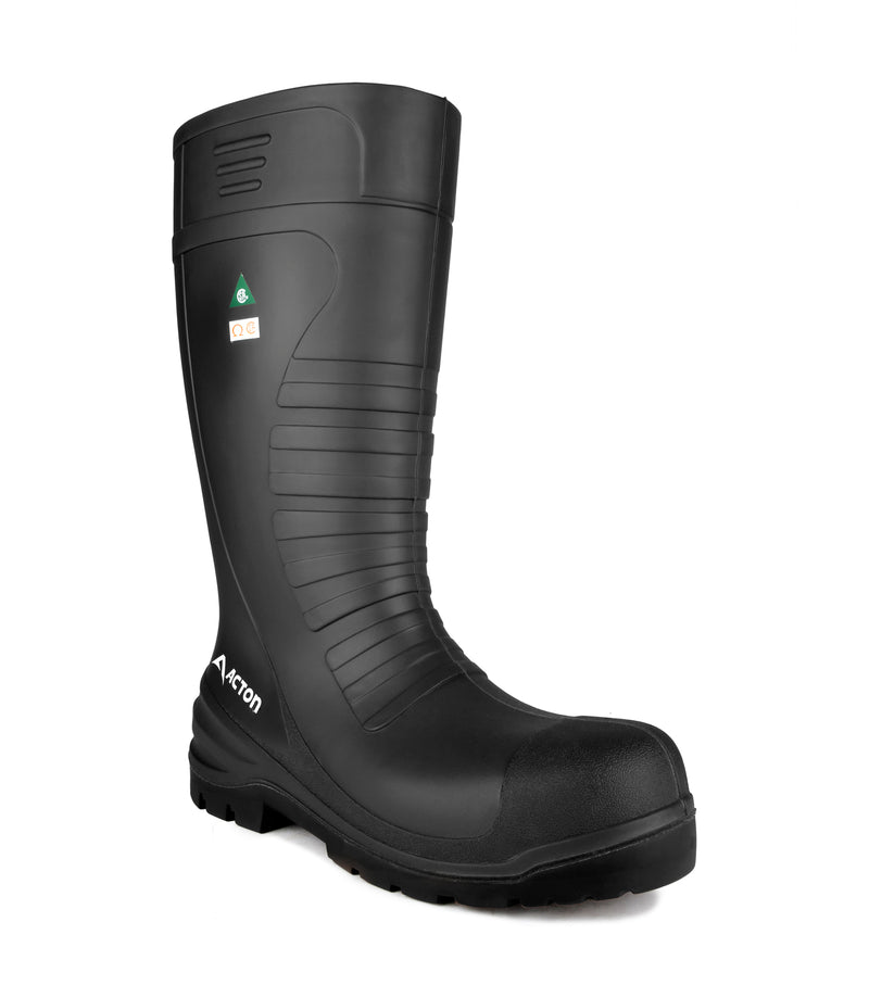 All terrain, Noir | Bottes de travail 15'' imperméable en PU