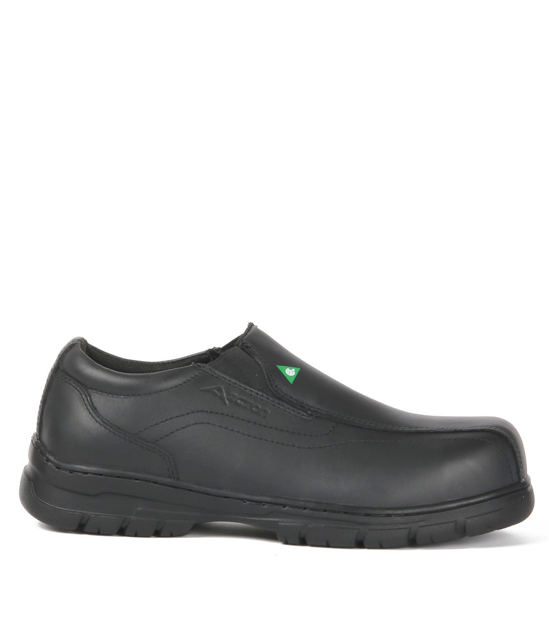 Club, Black | Slip On Leather Work Shoes