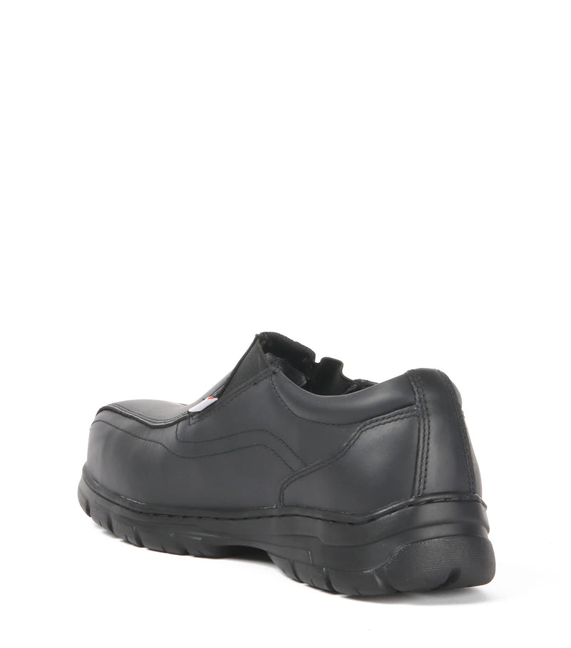 Club, Black | Slip On Leather Work Shoes