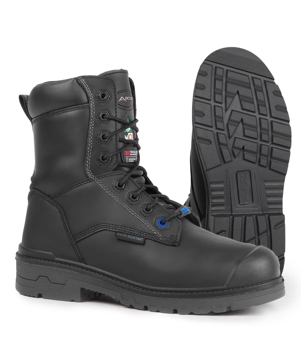Progum-I-Met 2.0 (Leather), Black | 8’’ Work Boots | Internal Metguard