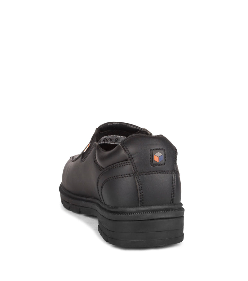 Roosevelt, Black | Vegan Microfiber Work Shoes 