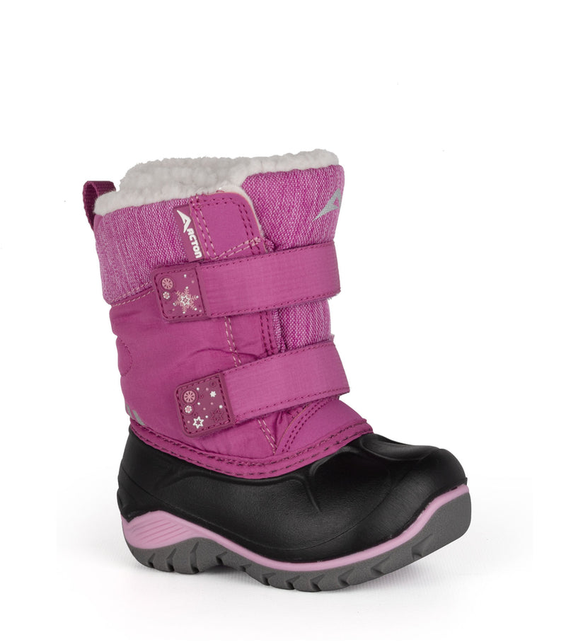 Kiddy, Rose | Bottes d'hiver pour enfants avec feutre amovible