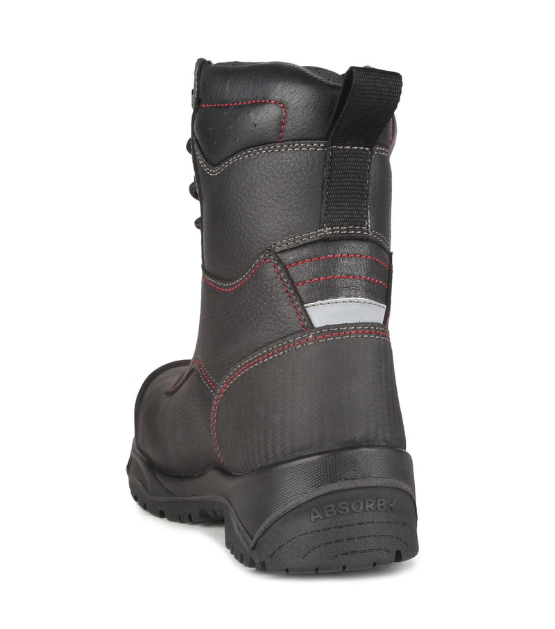 Magnetic, Black | 8'' Insulated Work Boots | 400 g Thinsulate 