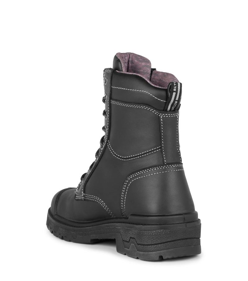 Fierce-I-Met, Black | 8'' Women’s Work Boots | Flexible Metguard 