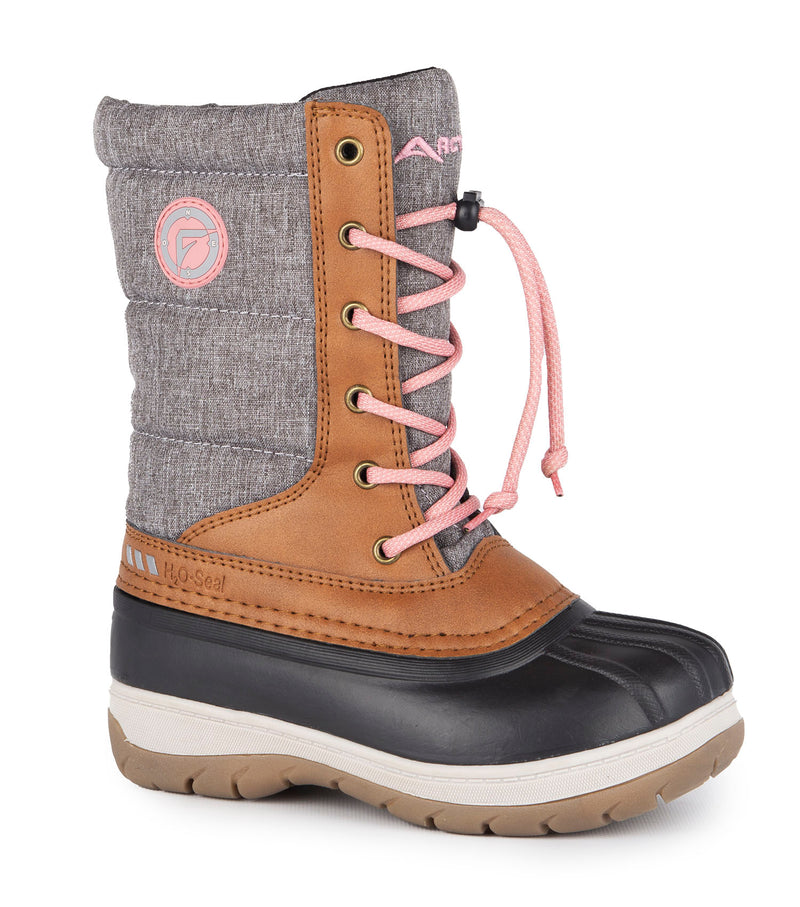 Charm, Tan | Kids Winter Boots with Removable Felt