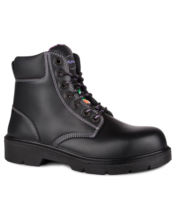 Prolady, Black | 5'' Women's Leather Work Boots 