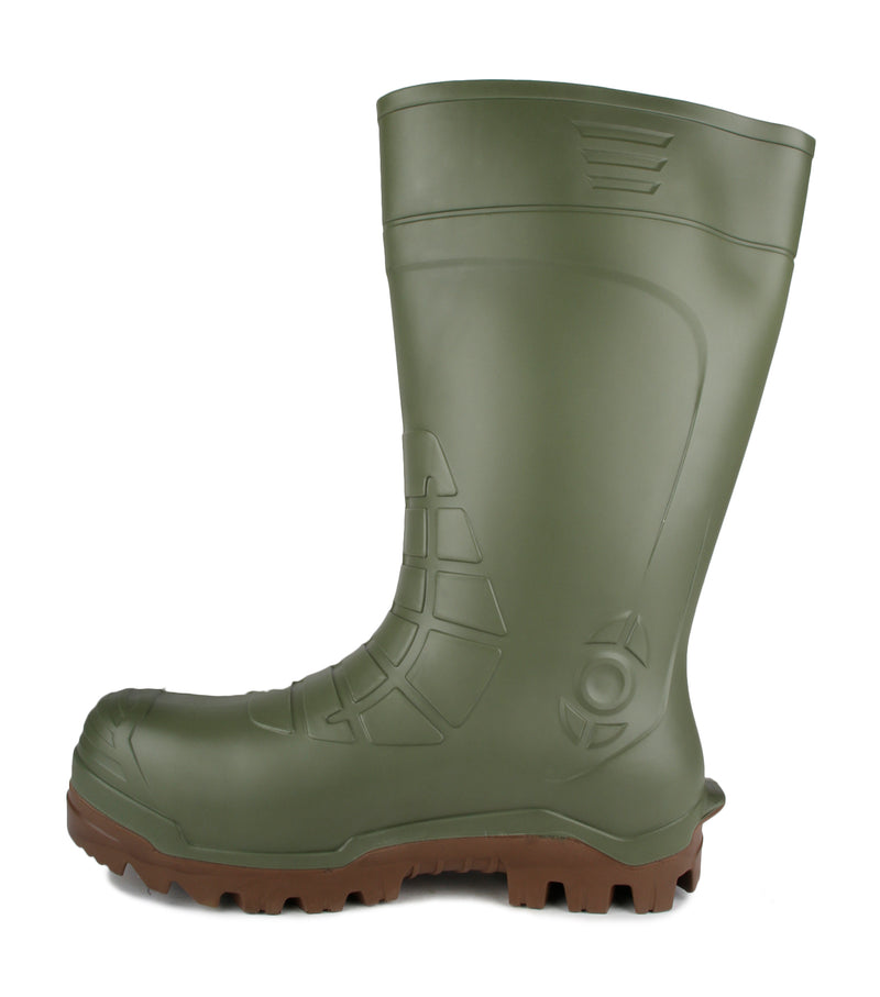 Bering, Green | 15'' PU Insulated Work Boots with Metguard Protection