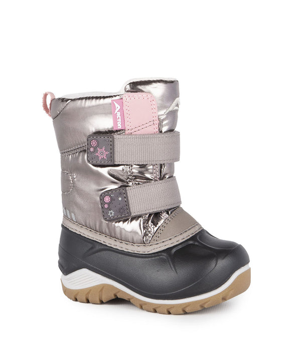 Kiddy, Metallic | Kids Winter Boots with Removable Felt