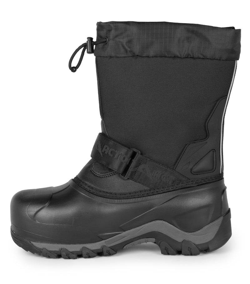 Norway, Black | 12'' Winter Boots | Removable Felt