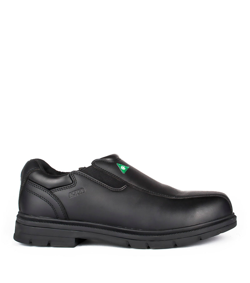 Roosevelt, Black | Vegan Microfiber Work Shoes 