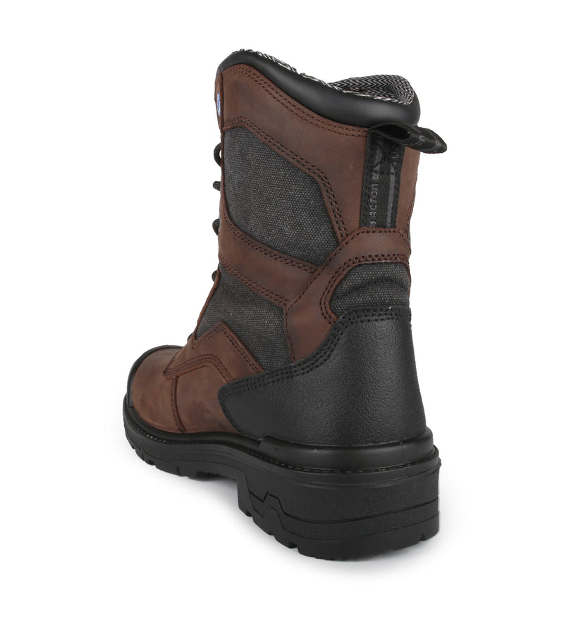 Pro-Ice, Brown | 8'' Insulated Work Boots | 4Grip4Ice Outsole