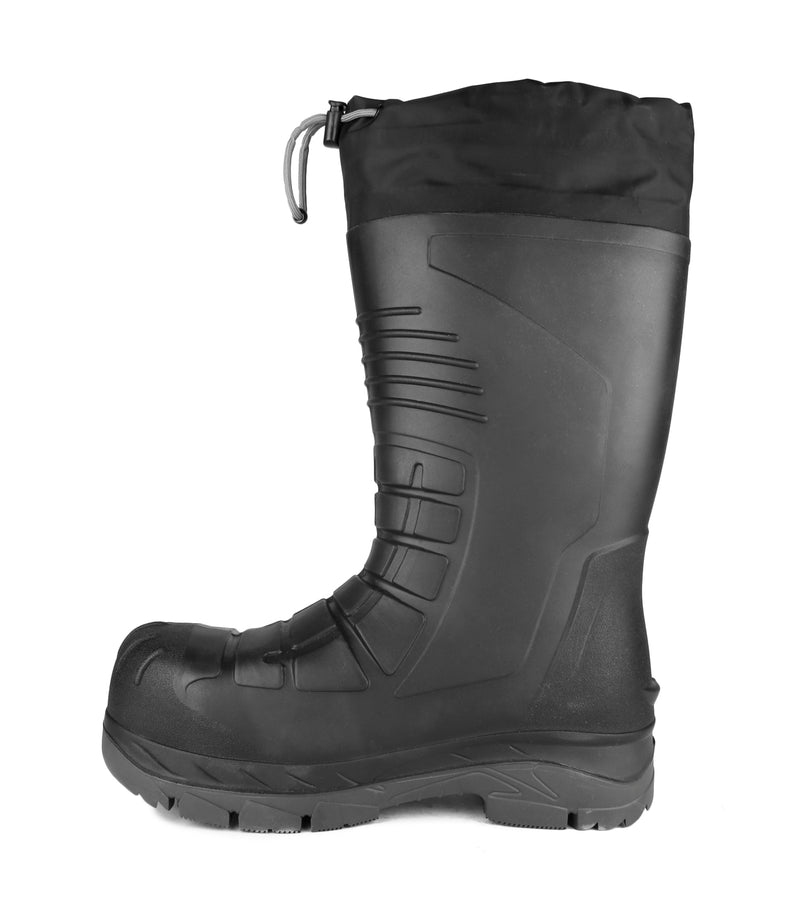 Icelander 2.0, Black | Winter Waterproof Work Boots with Felt Liner