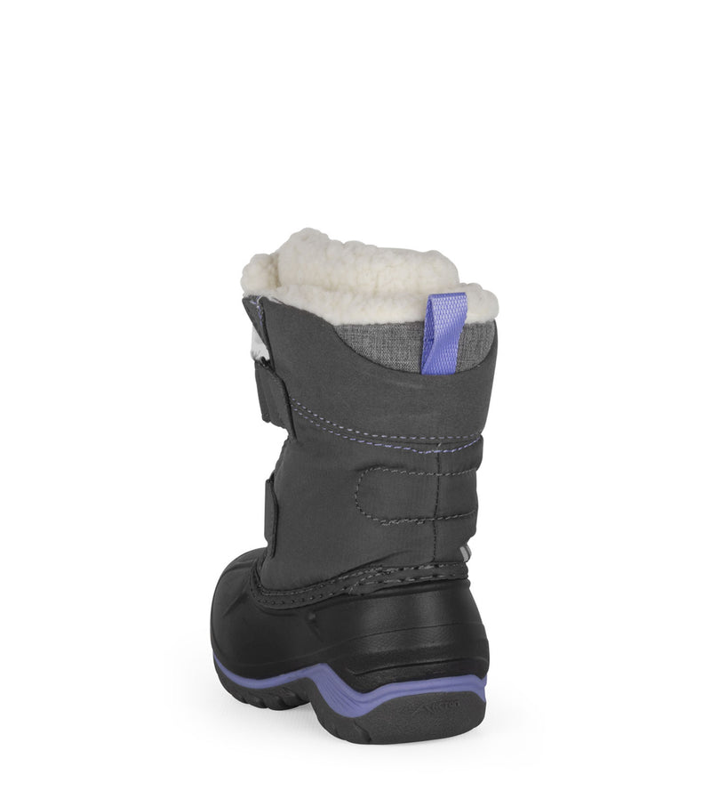 Kiddy, Grey | Baby Winter Boots with Removable Felt