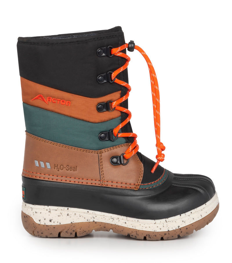 Gummy , Tan | Kids Winter Boots with Removable Felt