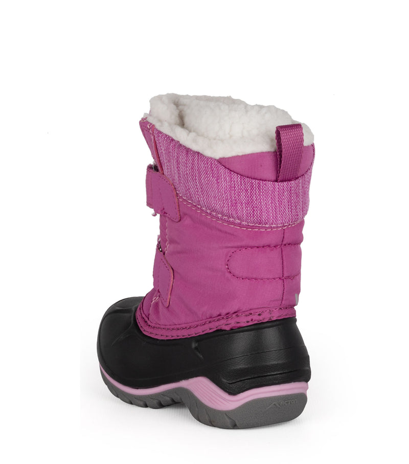 Kiddy, Rose | Bottes d'hiver pour enfants avec feutre amovible